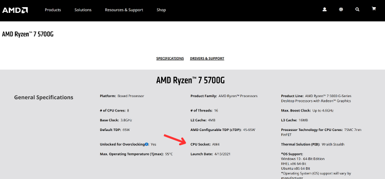Finding CPU Socket Example