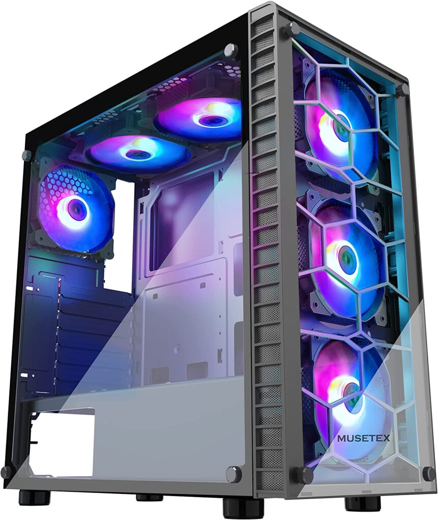 RGB PC Case With Fans