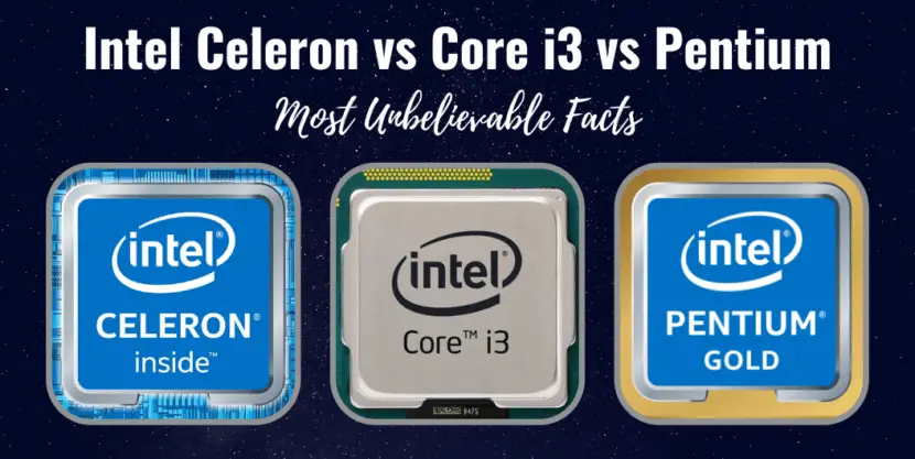 pentium dual core vs intel celeron