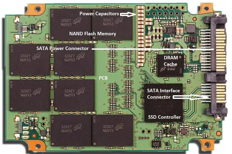 ssd inside view