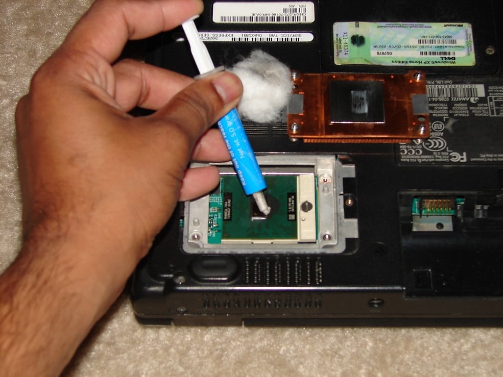 Using a high-end thermal compound