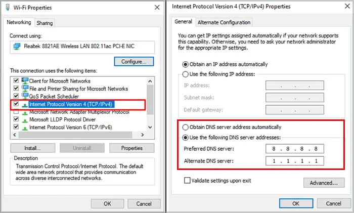 Using Different DNS