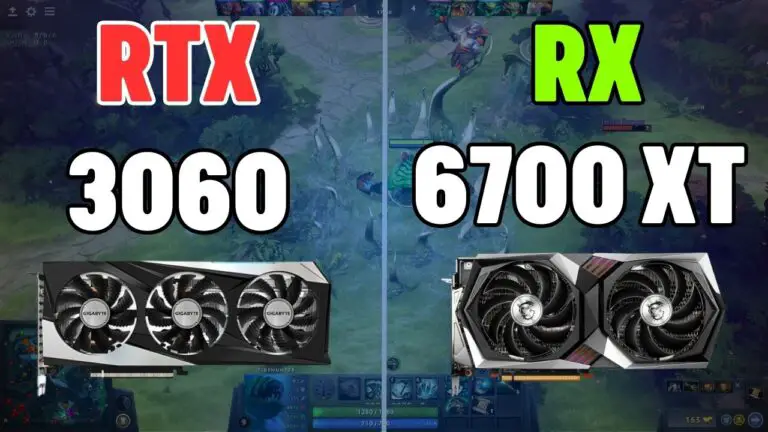 rtx 3060 vs rx 6700 xt