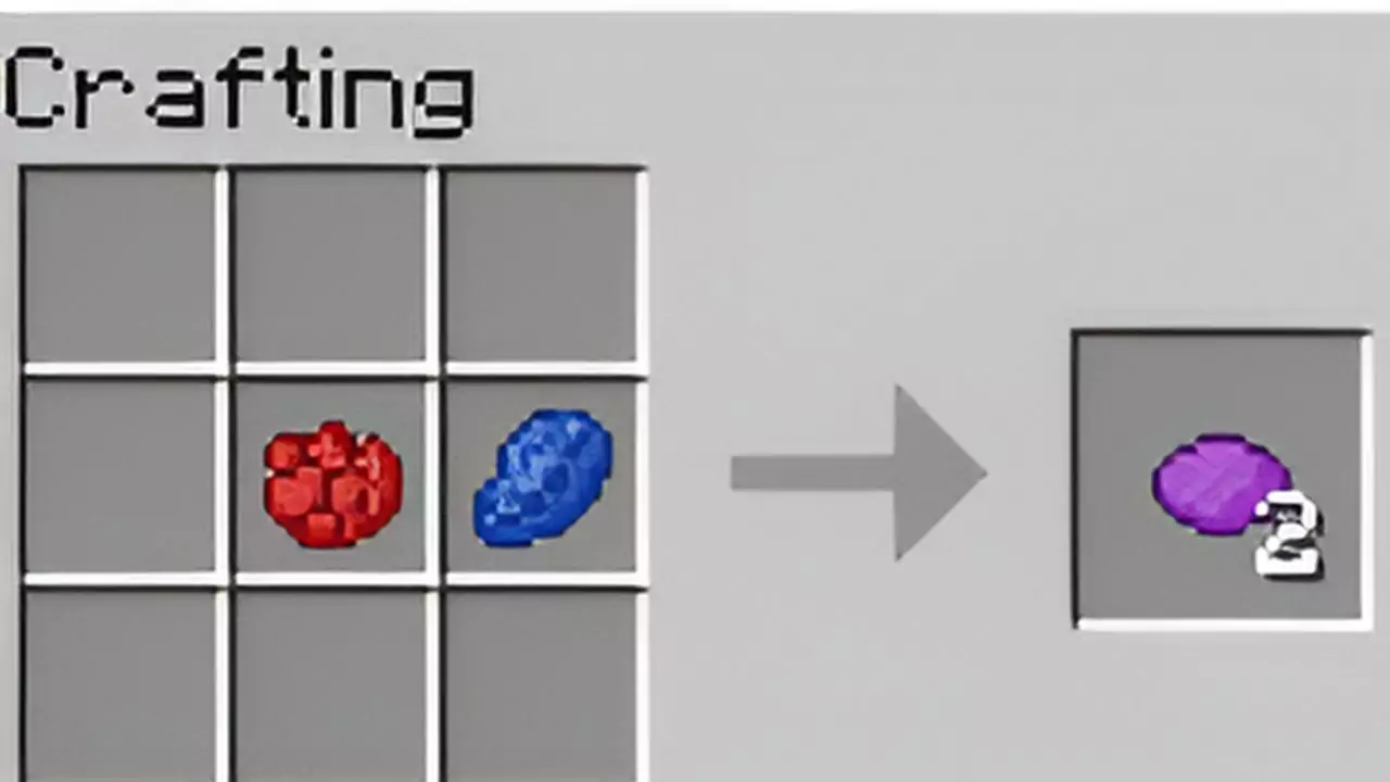 How to Make Purple Dye in Minecraft